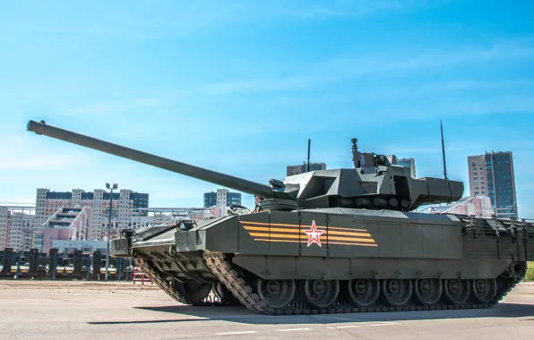 Картинка бронетехника, боевой танк, Армата, Т-14
