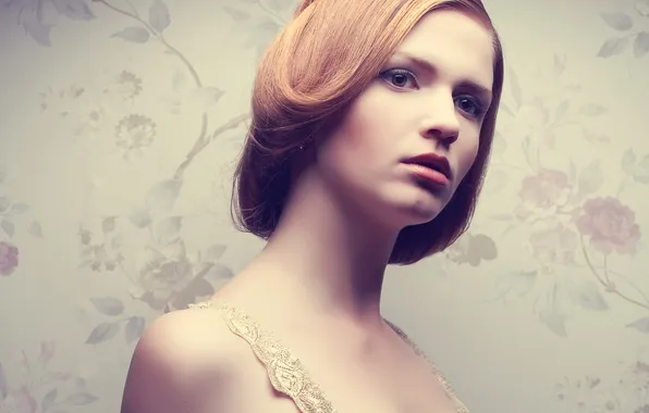 Взгляд, девушка, шатенка