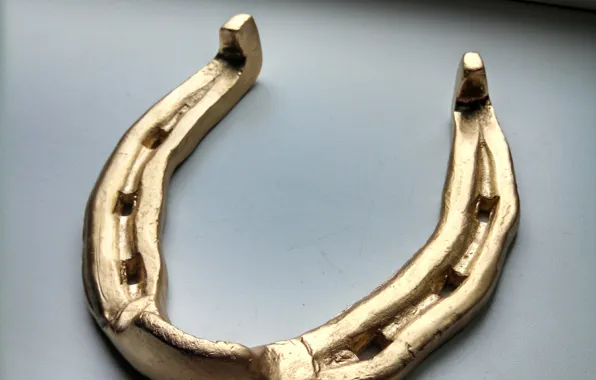 Gold, подкова, horseshoe