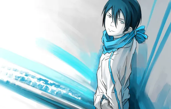 Меч, аниме, арт, Бог, Noragami, Ято