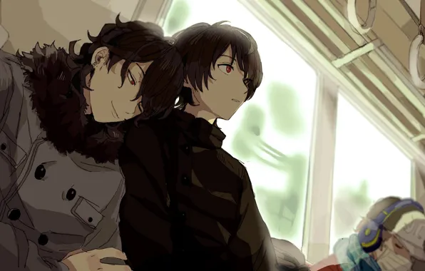 Поезд, парни, Ensemble Stars!, Sakuma Ritsu, Redlips0131, Sakuma Rei
