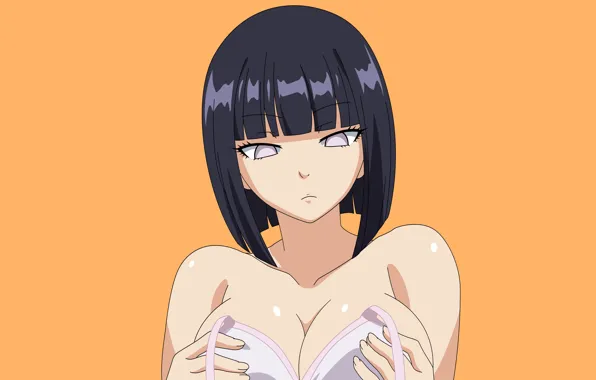 Girl, sexy, bra, cleavage, Naruto, boobs, anime, beautiful