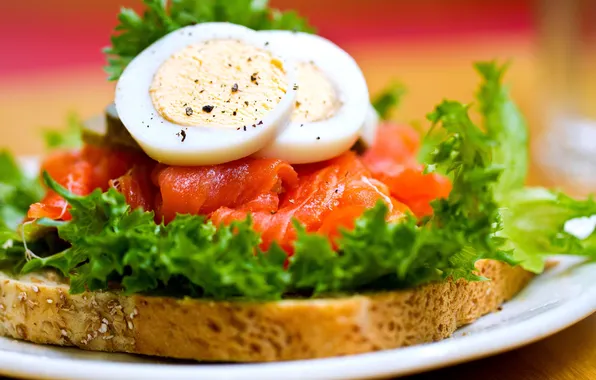 Картинка bread, egg, vegetables, sandwich