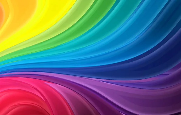 Картинка узор, краски, радуга