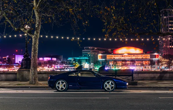 Ferrari, F355, side view, Ferrari F355 Berlinetta