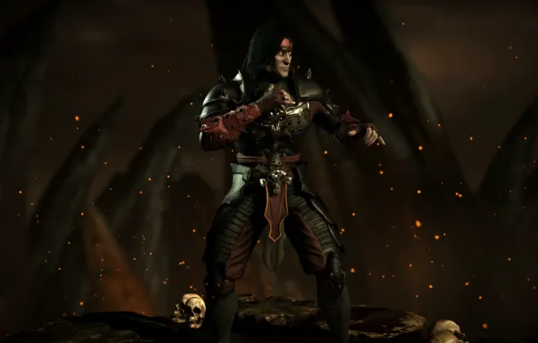 Dark, Liu Kang, Mortal Kombat X, revenant, emperor, mkx