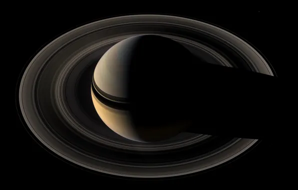 Картинка фото, планета, кольца, Сатурн, орбита, Saturn, наса, Cassini