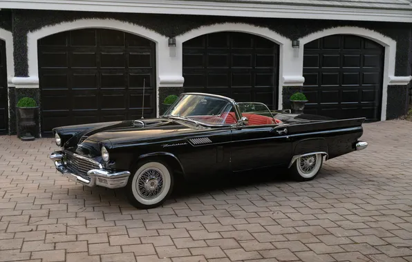 Ford, Форд, 1957, ретро автомобили, Thunderbird, retro cars, Ford Thunderbird E-Code, E-Code