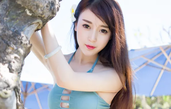 Girl, sexy, long hair, beautiful, pretty, erotic, bikini, attractive