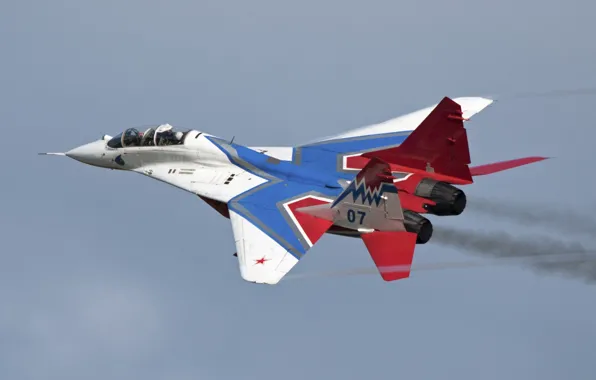Картинка истребитель, МиГ-29, фронтовой, лёгкий