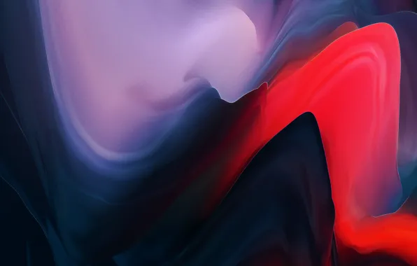 Red, Black, Abstraction, Mobile, OnePlus, Oneplus 6t