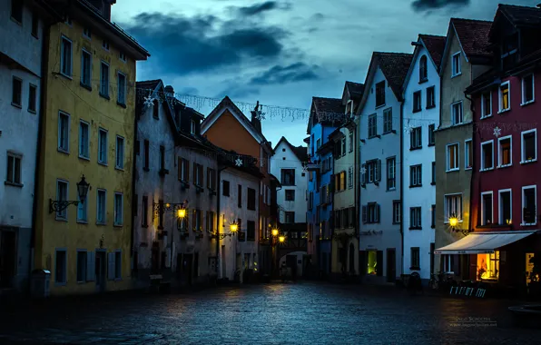 Homes, switzerland, canal