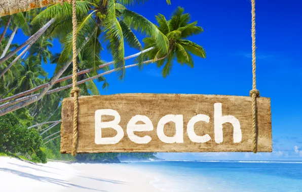 Песок, море, пляж, солнце, тропики, океан, берег, остров