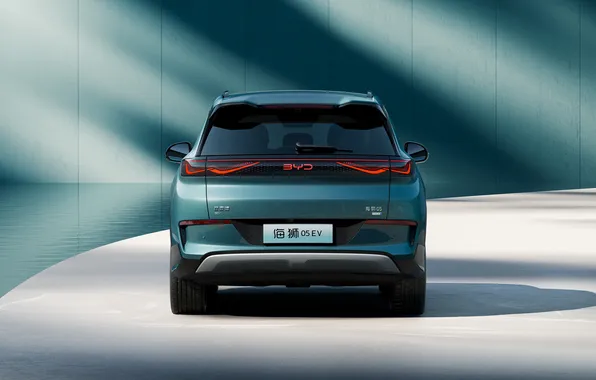 Внедорожник, вид сзади, SUV, электромобиль, 2025, BYD, 05 EV, BYD Sealion 05 EV