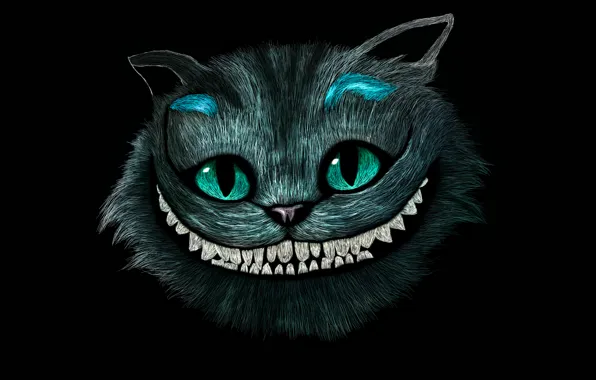 Морда, улыбка, голова, алиса в стране чудес, Чеширский Кот, Cheshire Cat, Alice’s Adventures in Wonderland