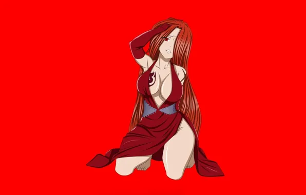 Red, boobs, big, breast, anime, tits, large, giant
