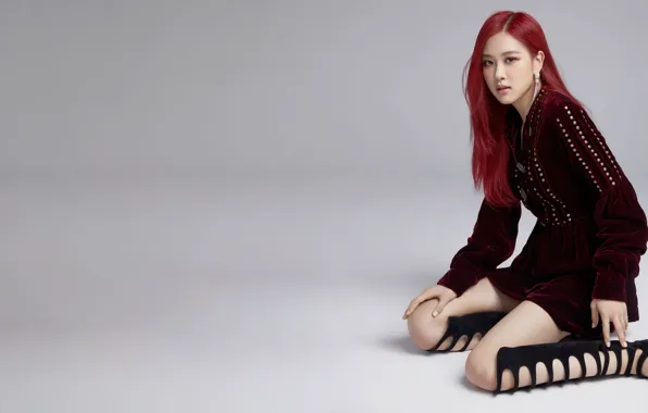 Rose, обои для рабочего стола, kpop, blackpink, блэкпинк, розэ, корейская певица, роза́нна пак