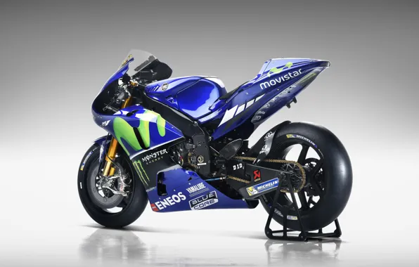 Yamaha, blue, Monster Energy, Michelin, moto GP, Yamaha YZR M1, Eneos, Movistar
