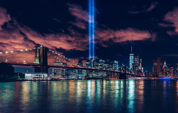 Картинка City, World, Bridge, Center, Manhattan, New-York, 9/11, Trade
