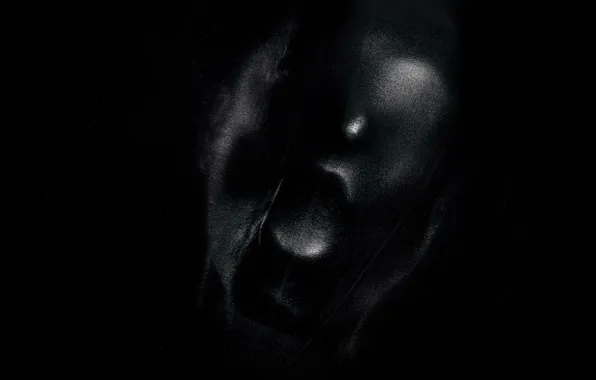 Black, Face, Silk