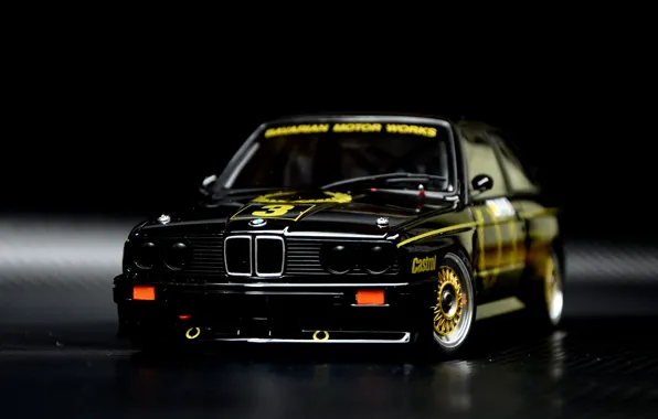 Картинка BMW, БМВ, sport, Black, E30