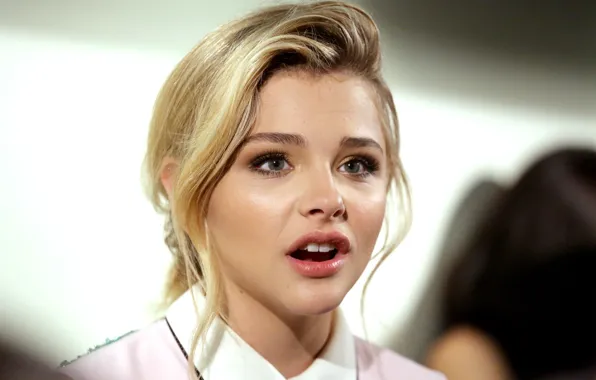 Взгляд, актриса, губы, girl, blonde, Хлоя Грейс Моретц, Chloe Moretz, Chloe Grace Moretz