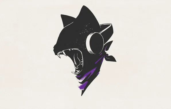 Logo, cat, Monstercat