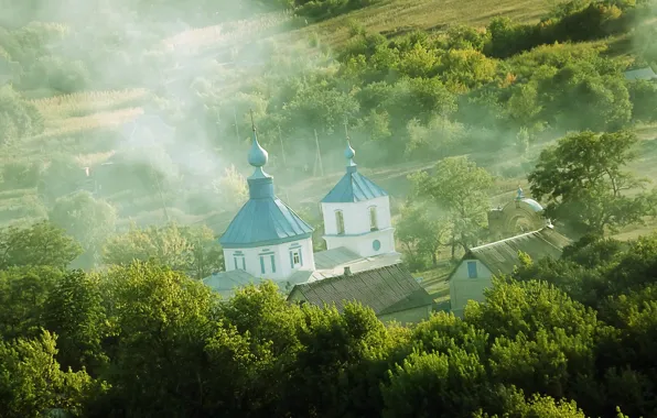 Настроение, церковь, дымка