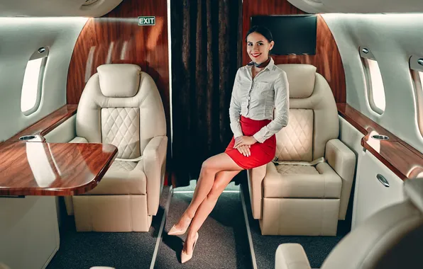Fly, air, jet, uniform, cabin, stewardess, occupation, profession