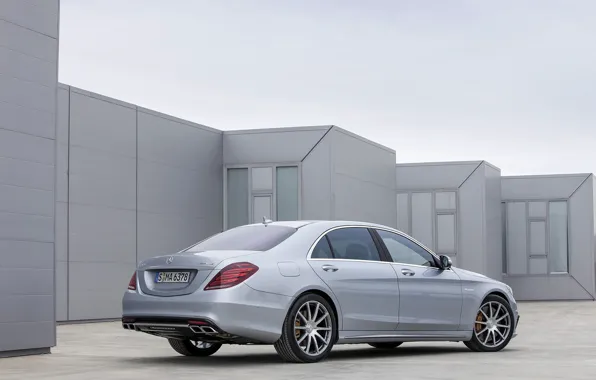 Серый, Mercedes-Benz, седан, AMG, S 63