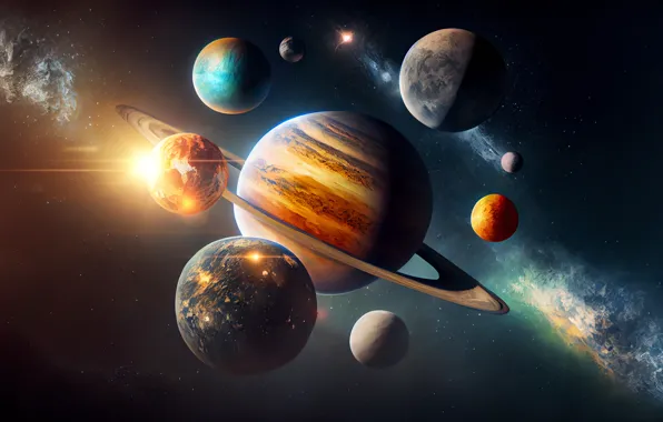 Вселенная, планеты, звёзды, галактика, солнечная система