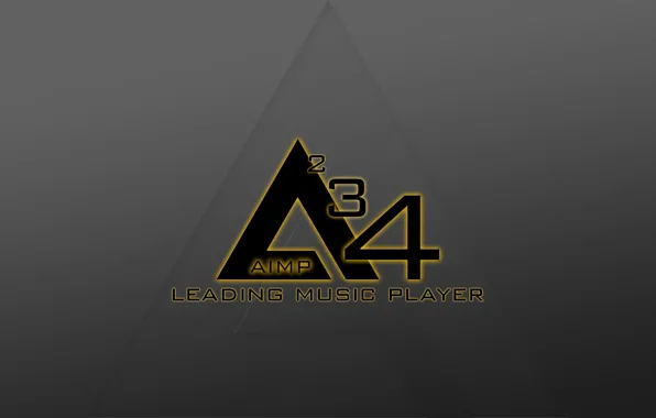 Music, Logo, Hi-Tech, Minimalism, AIMP 4