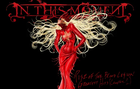 White, Hair, Blood, In This Moment, Maria Brink