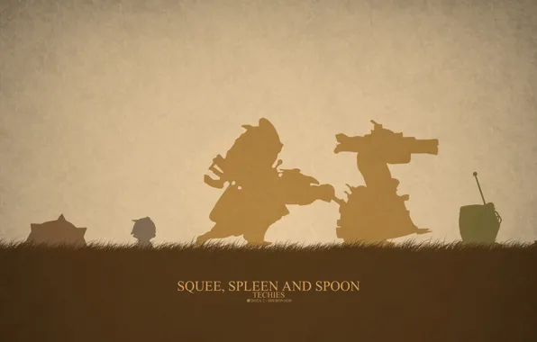 Spoon, hero, Defense of the Ancients, DotA 2, squee, spleen, Techies, минер