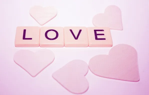 Макро, любовь, буквы, настроение, надпись, сердце, сердечки, love