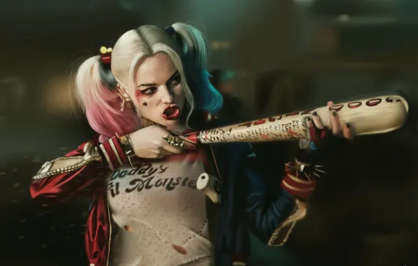 Обои Харли Квинн, DC Comics, Harley Quinn, Suicide Squad, Отряд.