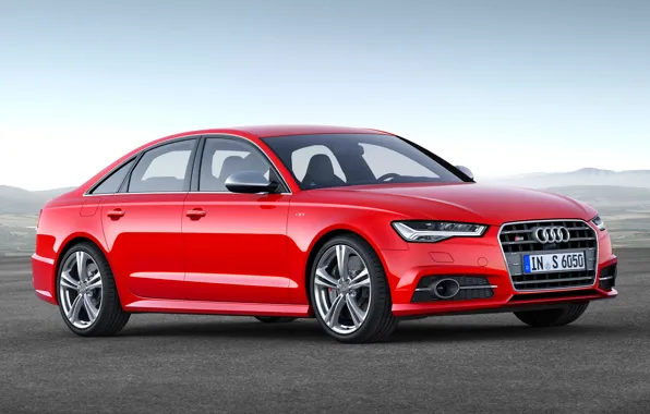 Audi, Red, 2014