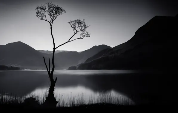 Озеро, Lake District, Buttermere