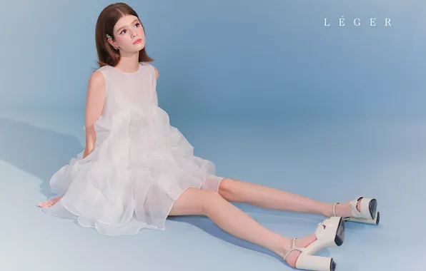 Girl, long hair, dress, beautiful, model, sweet, adorable