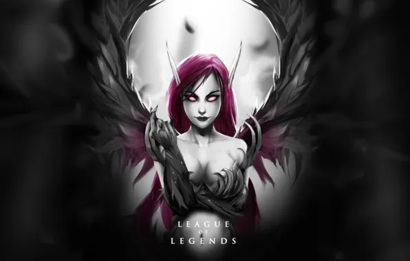 Demon, league of legends, female