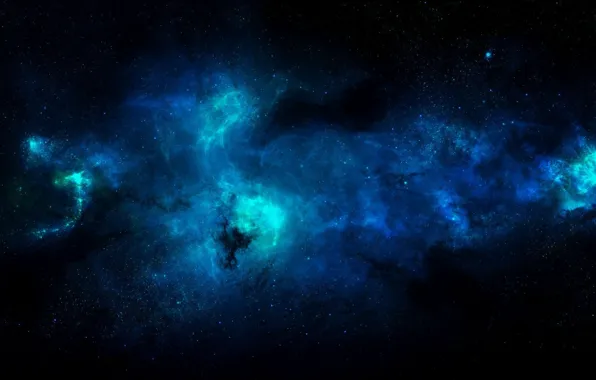 Космос, звезды, а может и просто рендеринг, но красиво :), ультрафиолетовый спектр