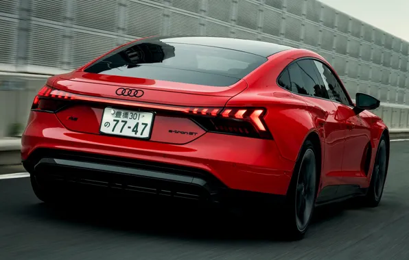 Sedan, electric car, 2021, Audi RS E-Tron GT