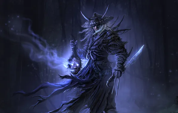 Warrior, Samurai, Forest, Mystic, Demonic