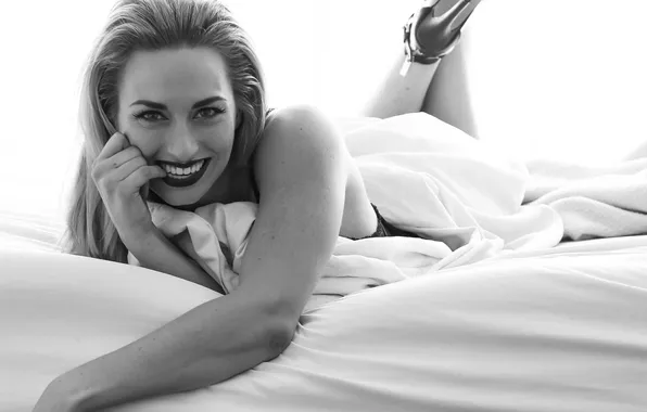 Monochrome, actress, black white, Lyndsi LaRose