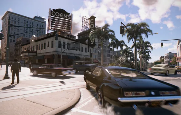 Город, Muscle car, 2K Games, Mafia 3, Hangar 13 Games