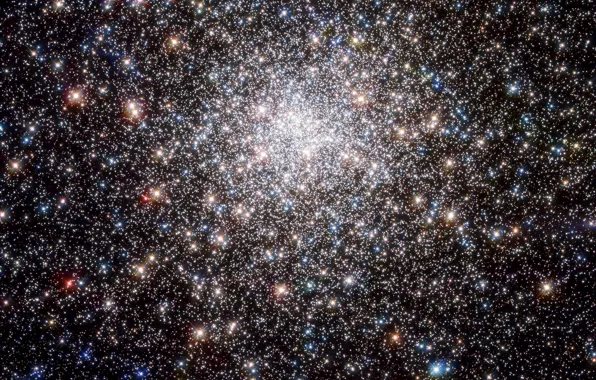 NGC 6626, Constellation Sagittarius, Messier 28, Globular starcluster