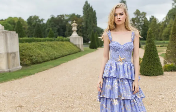 Dress, woman, park, beautiful, model, sweet, adorable, Tina Malka