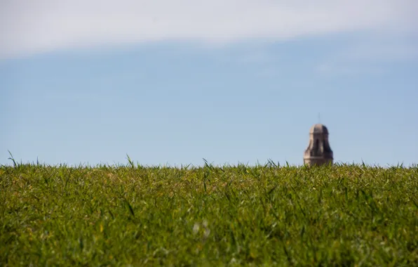 Grass, tower, sky