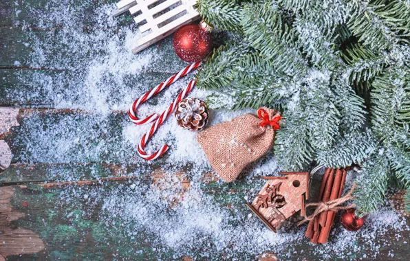 Картинка снег, Новый Год, Рождество, merry christmas, decoration, xmas