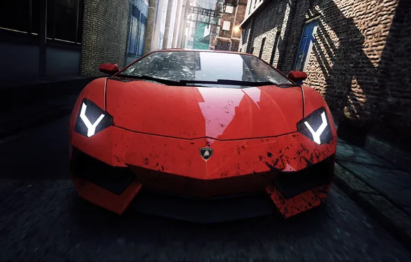 Картинка Lamborghini, тачка, Need for Speed, Electronic Arts, Most Wanted, Жажда скорости, Самый разыскиваемый